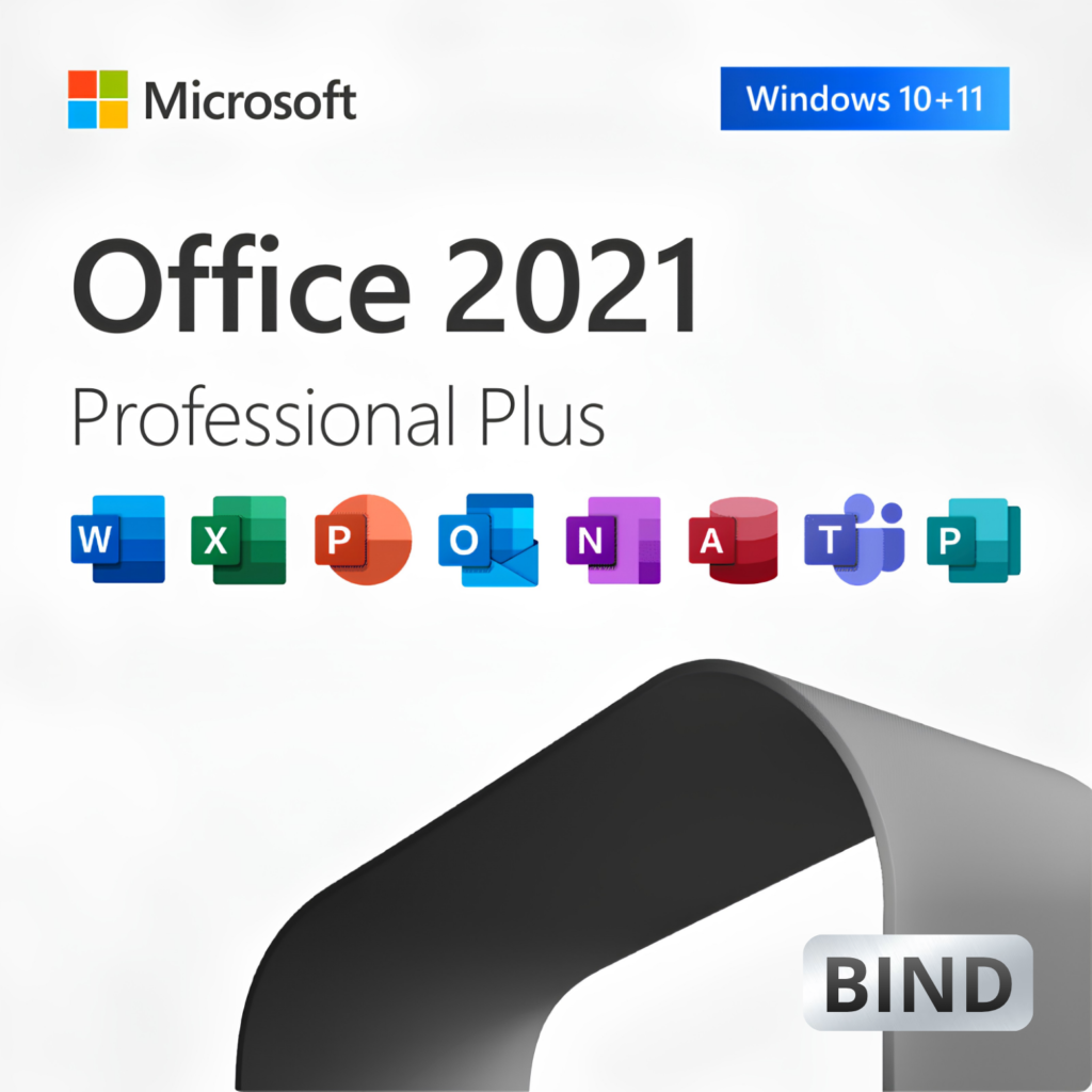 Microsoft Office 2021 Professional Plus BIND (ESD, 1 PC)